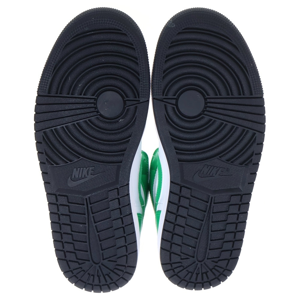 NIKE(ナイキ) AIR JORDAN 1 MID LUCKY GREEN エアジョーダン1 ミッド ラッキーグリーン ミッドカットスニーカー ホワイト/グリーン US7/25cm DQ8426-301