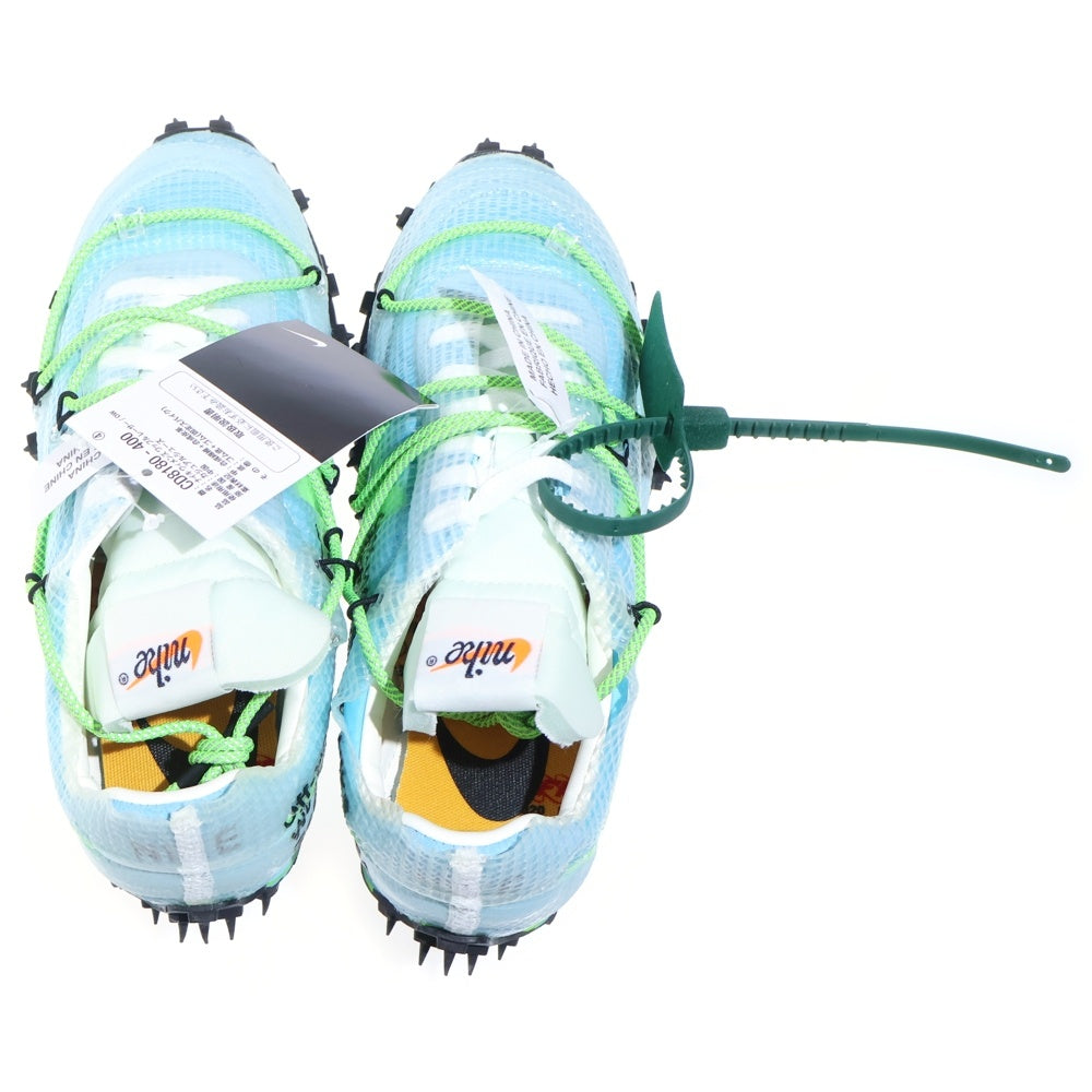 NIKE(ナイキ) ×OFF-WHITE WMNS WAFFLE RACER オフホワイト ウィメンズ ワッフルレーサー ローカットスニーカー マルチ US8/25cm CD8180-400 レディース