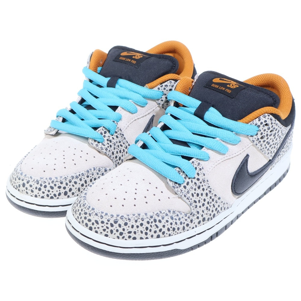 NIKE SB(ナイキエスビー) DUNK LOW PRO ダンクロー サファリ ローカットスニーカー ホワイト/グレー US7/25cm FZ1233-002