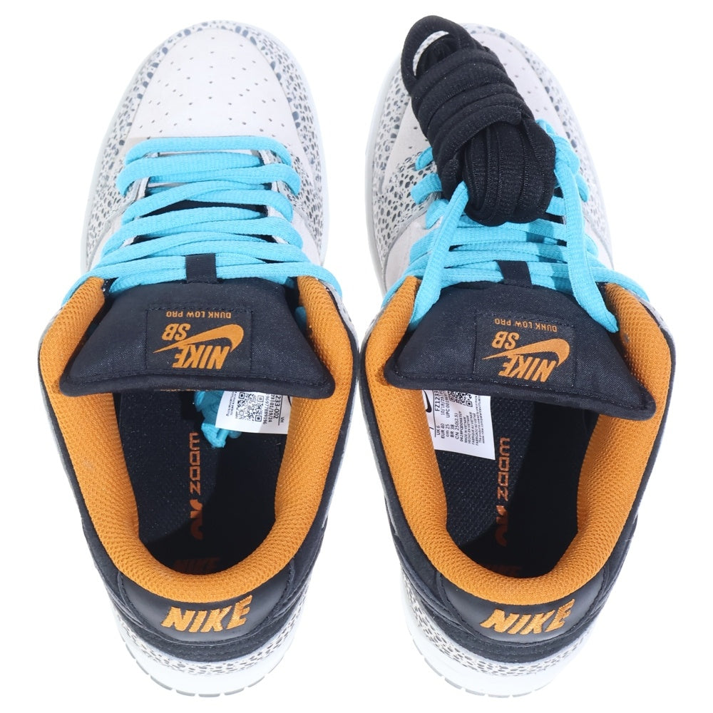 NIKE SB(ナイキエスビー) DUNK LOW PRO ダンクロー サファリ ローカットスニーカー ホワイト/グレー US7/25cm FZ1233-002