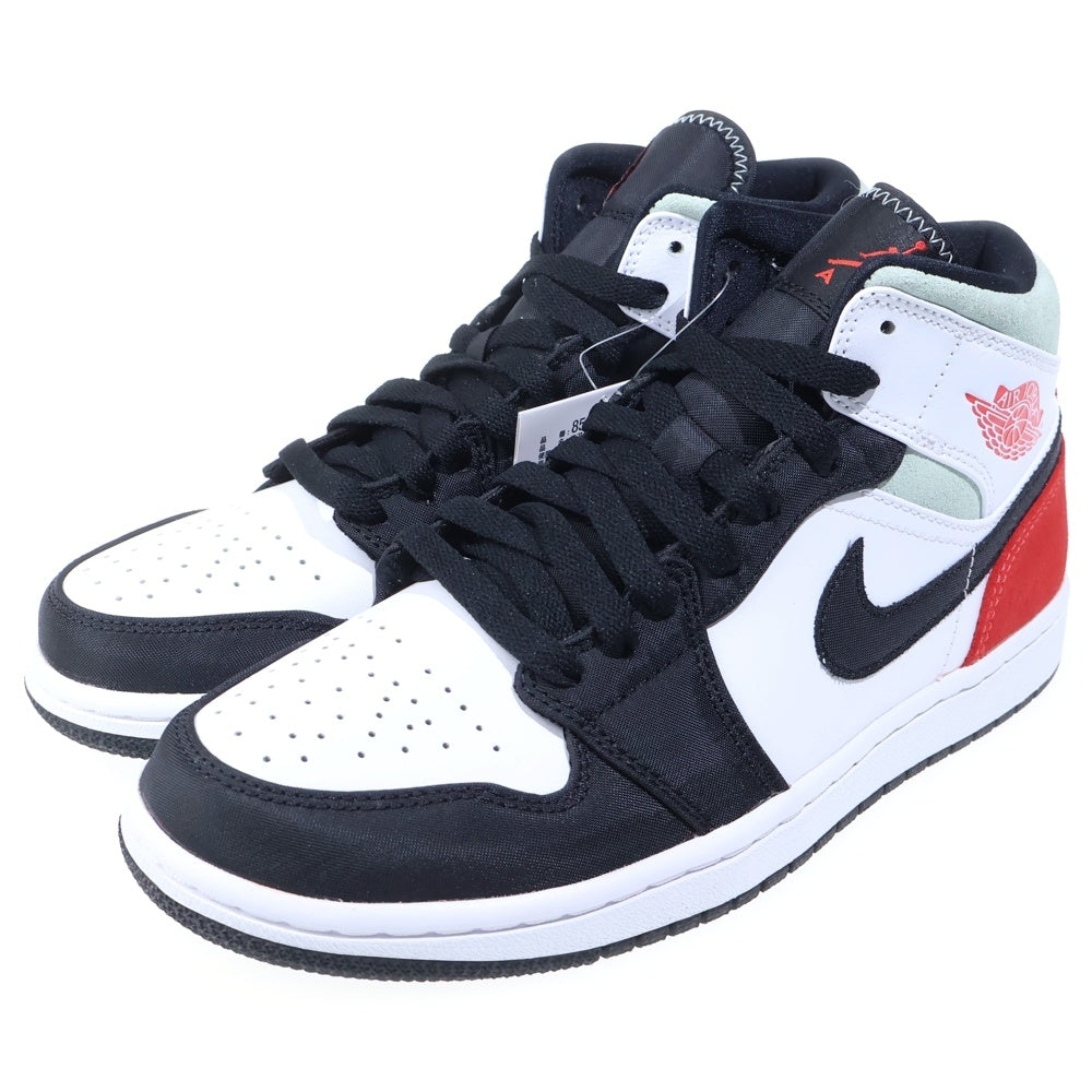 NIKE(ナイキ) AIR JORDAN 1 MID SE エアジョーダン 1 ミッド ミドルカットスニーカーシューズ レッド/ブラック US7.5/25.5cm 852542-100 レディース