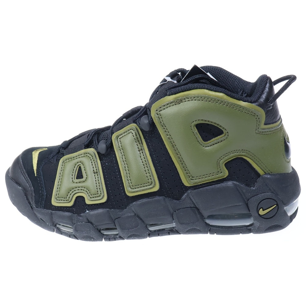NIKE(ナイキ) AIR MORE UPTEMPO 96 ROUGH GREEN エアモアアップテンポ ラフグリーン ハイカットスニーカーシューズ カーキ/ブラック US7/25cm DH8011-001