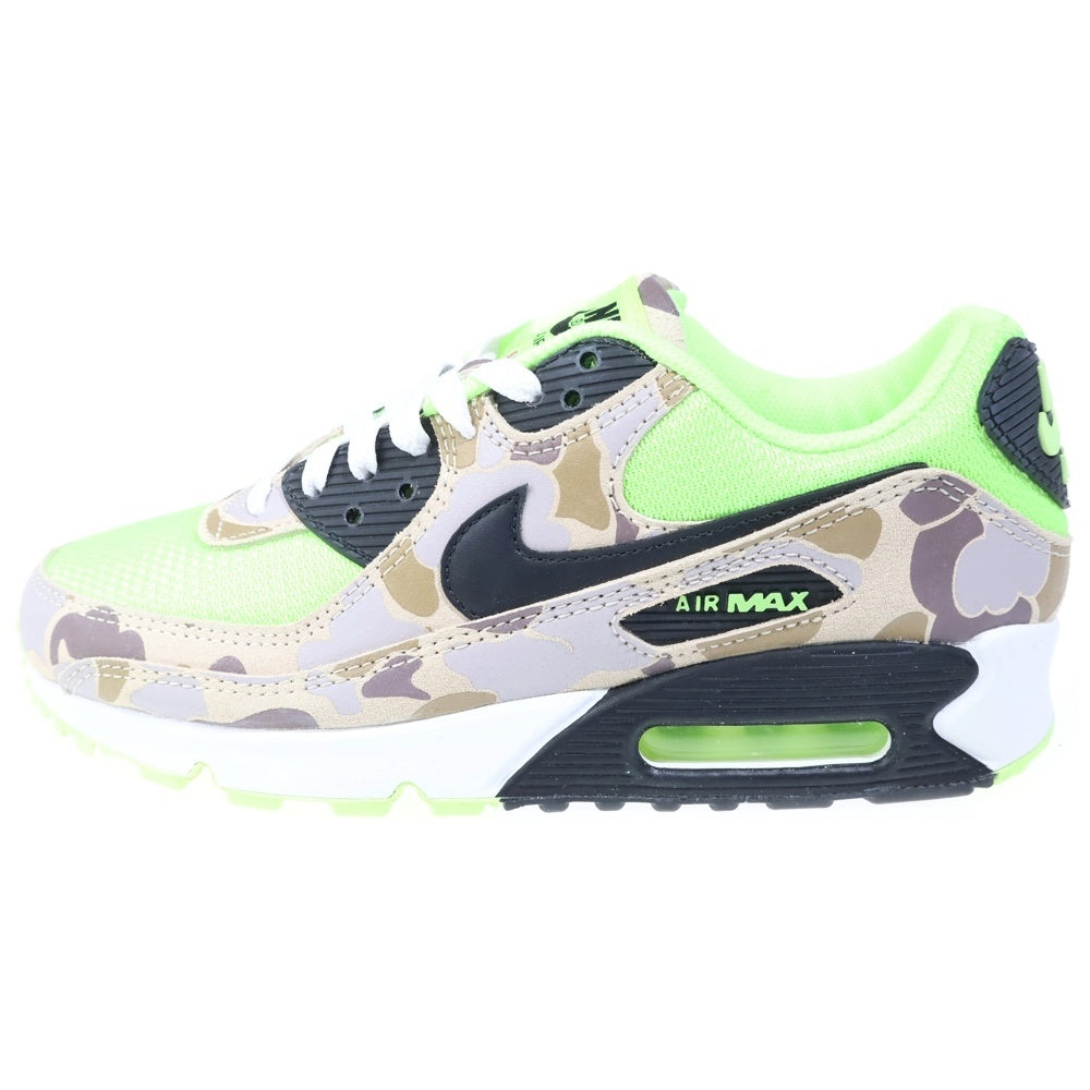 NIKE(ナイキ) AIR MAX 90 GREEN CAMO エアマックス グリーンカモ ローカットスニーカー ブラウン/グリーン US7/25cm CW4039-300