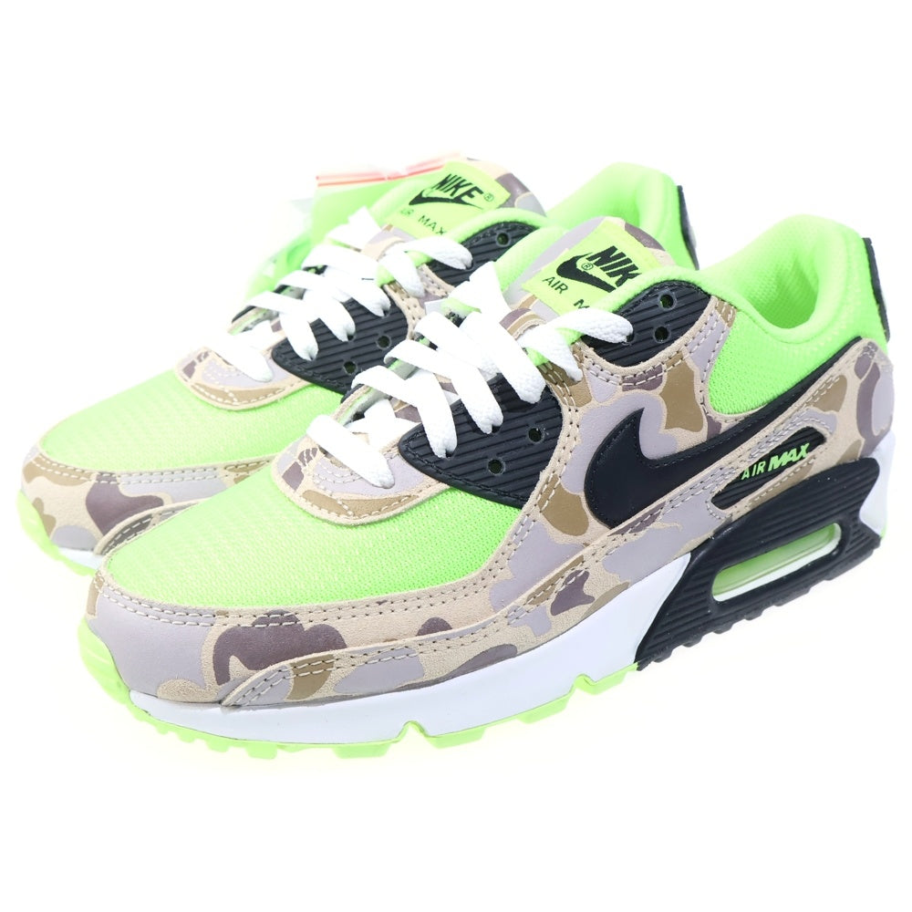 NIKE(ナイキ) AIR MAX 90 GREEN CAMO エアマックス グリーンカモ ローカットスニーカー ブラウン/グリーン US7/25cm CW4039-300