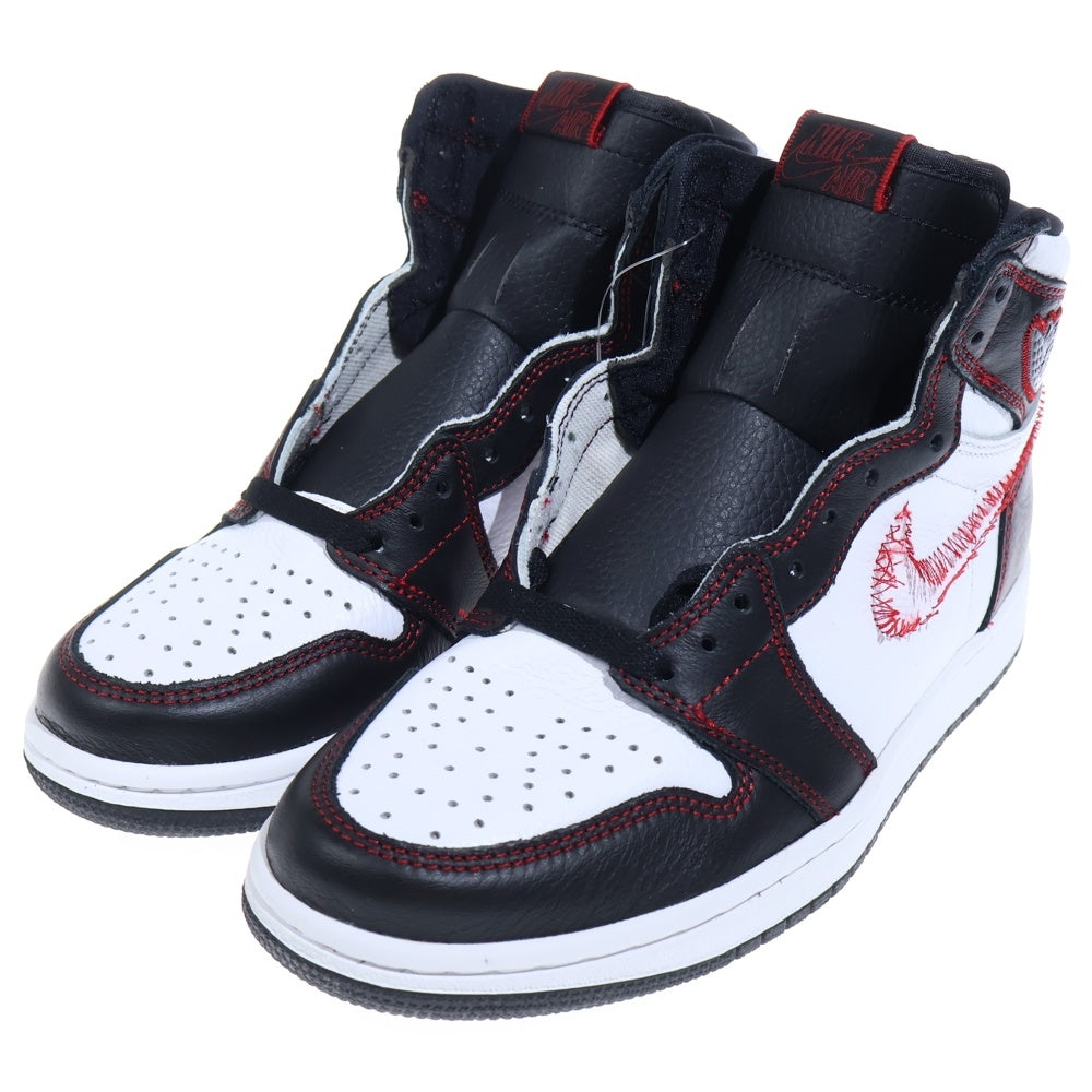 NIKE(ナイキ) AIR JORDAN 1 HIGH OG DEFIANT エアジョーダン1 ディファイアント ハイカットスニーカー ホワイト/ブラック US7/25cm CD6579-071