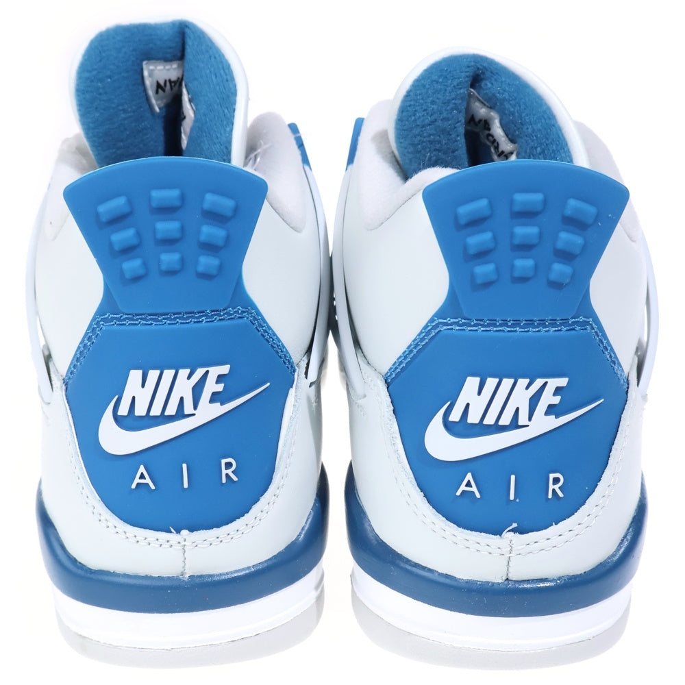 NIKE(ナイキ) AIR JORDAN 4 RETRO エア ジョーダン 4 レトロ GS ハイカットスニーカー ホワイト/ブルー US7Y/25cm HF4281-141 レディース