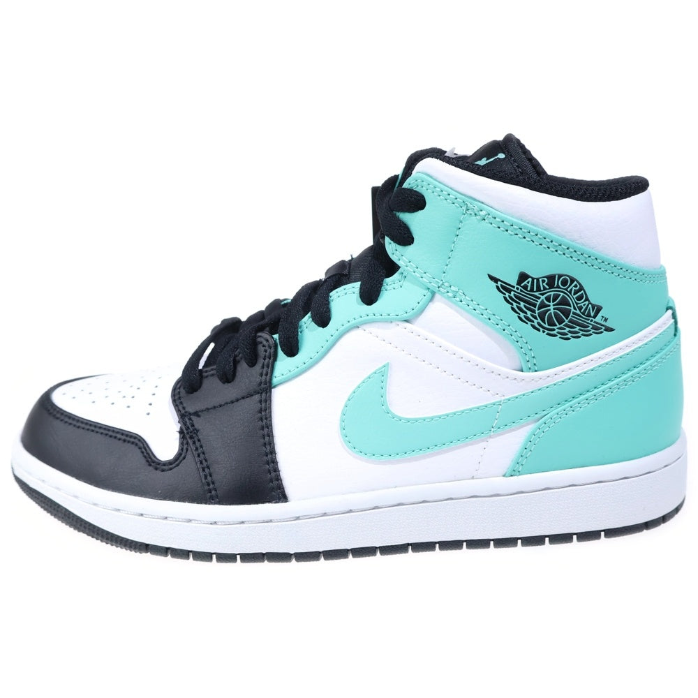 NIKE(ナイキ) AIR JORDAN1 MID TROPICAL TWIST エアジョーダン1 ミッド トロピカルツイスト ミッドカットスニーカー ホワイト/ブルー US8/26cm 554724-132