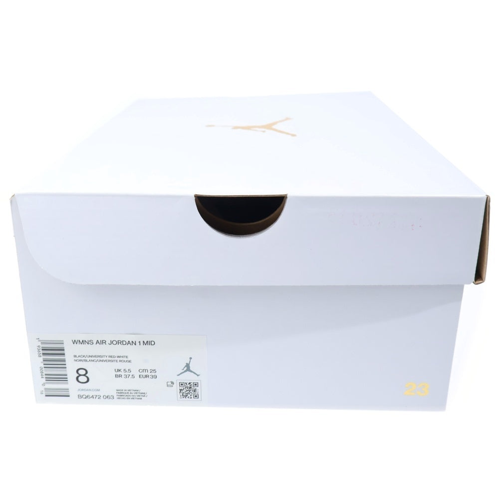 NIKE(ナイキ) WMNS AIR JORDAN 1 MID ウィメンズ エアジョーダン 1 ミッド ミドルカットスニーカー マルチ US8/25cm BQ6472-063 レディース