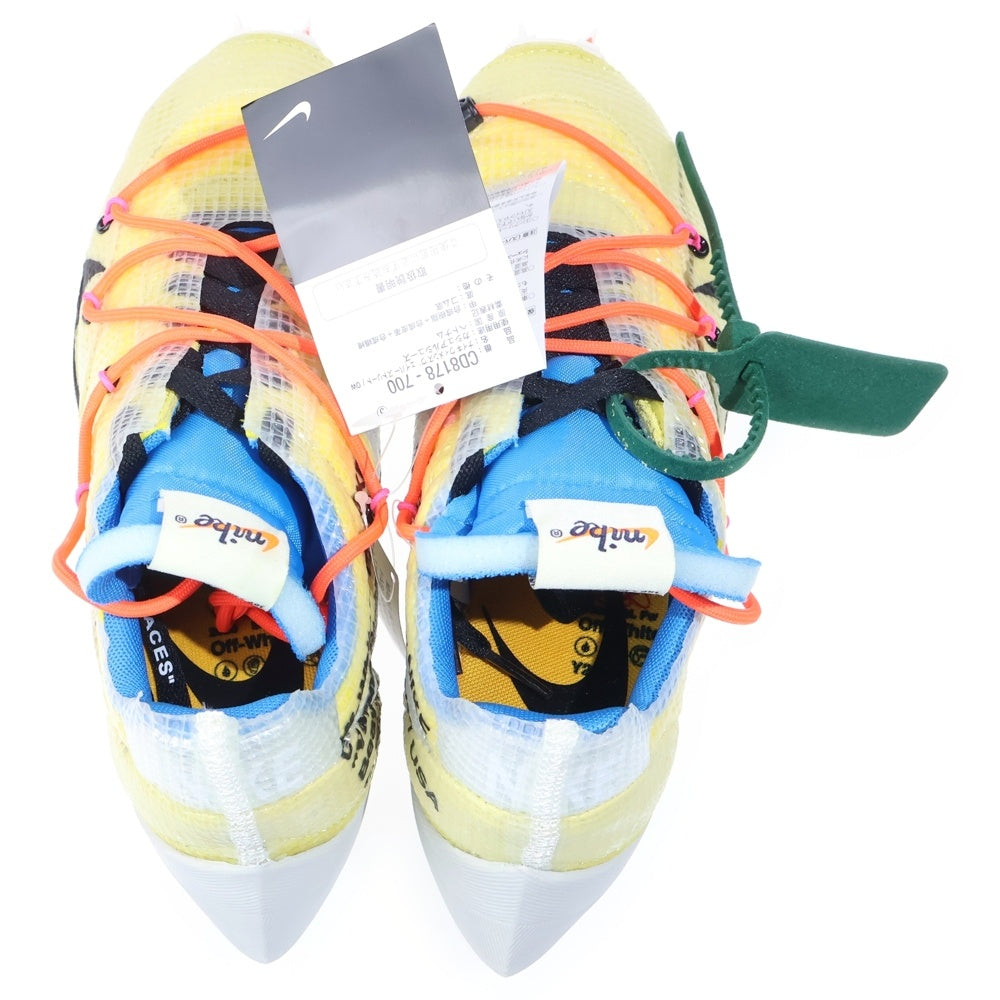 NIKE(ナイキ) ×OFF-WHITE WMNS VAPOR STREET/OW オフホワイト ウィメンズ ヴェイパー ストリート ローカットスニーカー イエロー US8/25cm CD8178-700 レディース
