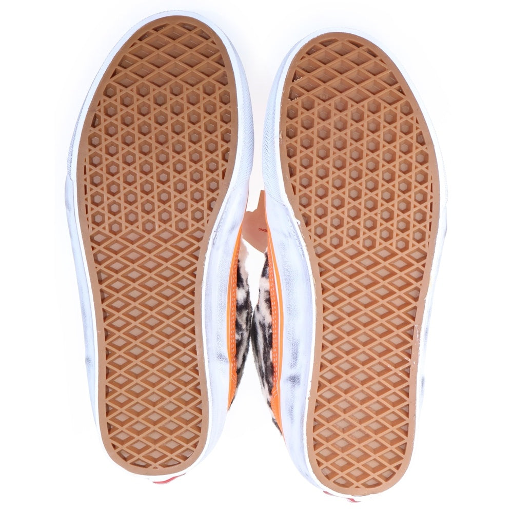SUPREME(シュプリーム) 23AW ×VANS Leopard Half Cab バンズ レオパード ハーフキャブ ミドルカットスニーカーシューズ オレンジ US7/25cm VN0A5KYAORA