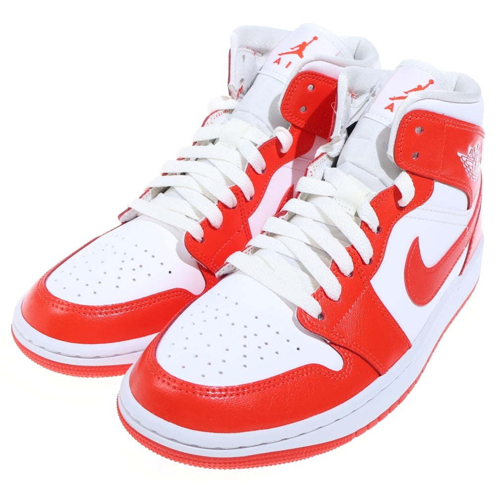 NIKE(ナイキ) WMNS AIR JORDAN 1 ウィメンズ エアジョーダン1 ミッドカットスニーカー オレンジ US8/25cm BQ6472-116 レディース