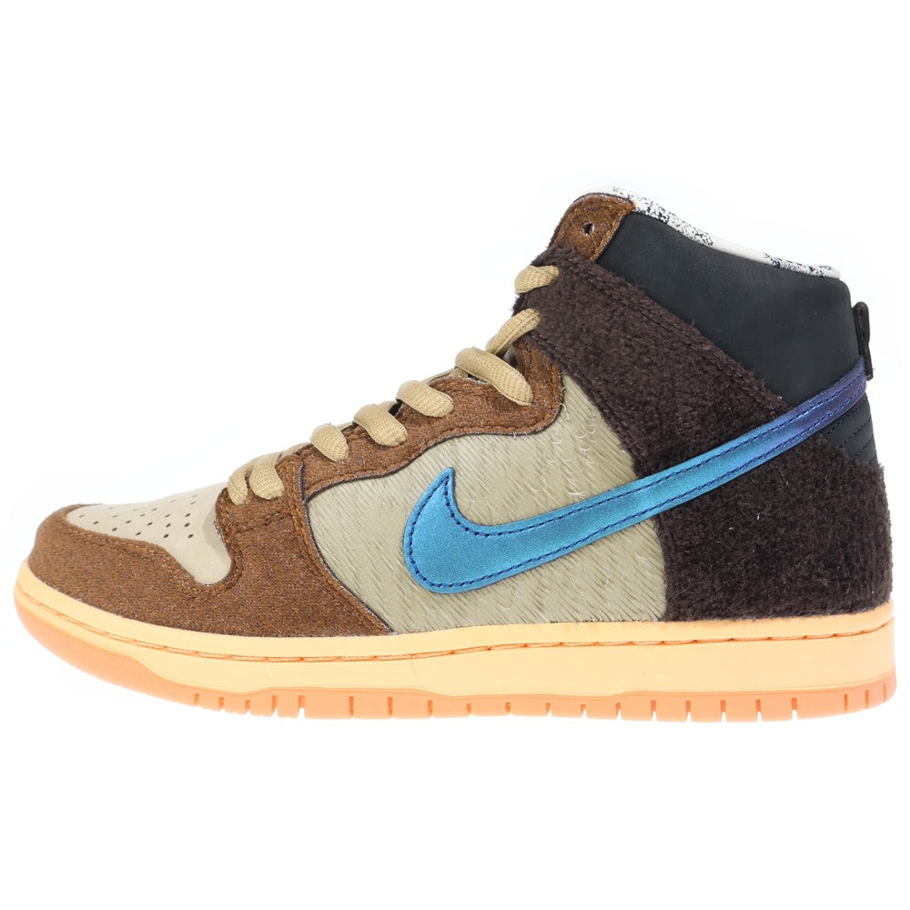 NIKE SB(ナイキエスビー) ×Concepts DUNK HIGH PRO QS DUCK コンセプツ ダンクハイ ダック ハイカットスニーカー スペシャルボックス ブラウン US7.5/25.5cm DC6887-200
