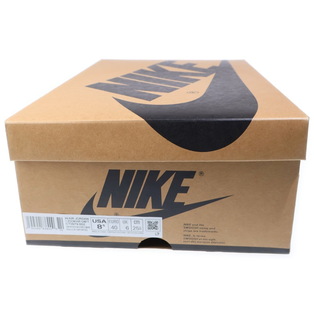 NIKE(ナイキ) WMNS AIR JORDAN 1 HIGH ZOOM AIR COMFORT RUST ウィメンズ エアジョーダン1 ハイ ズーム エア コンフォート ハイカットスニーカー US8.5/25.5cm CT0979-602 レディース