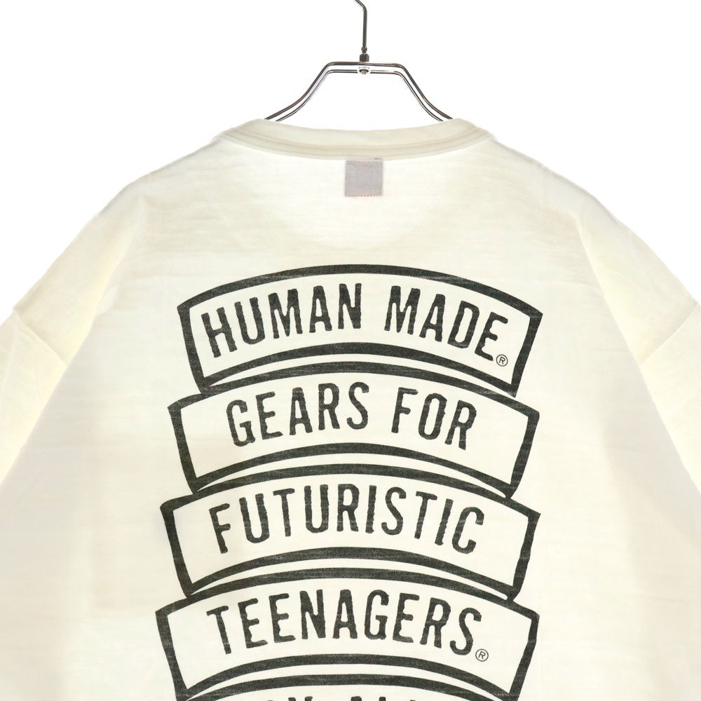 HUMAN MADE(ヒューマンメイド) Back Logo Circle S/S Tee バックロゴサークル 半袖Tシャツ ホワイト HM18CS002