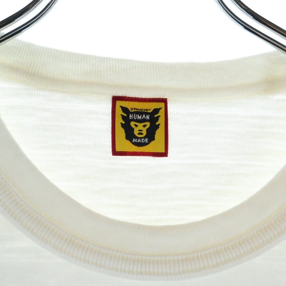 HUMAN MADE(ヒューマンメイド) Back Logo Circle S/S Tee バックロゴサークル 半袖Tシャツ ホワイト HM18CS002