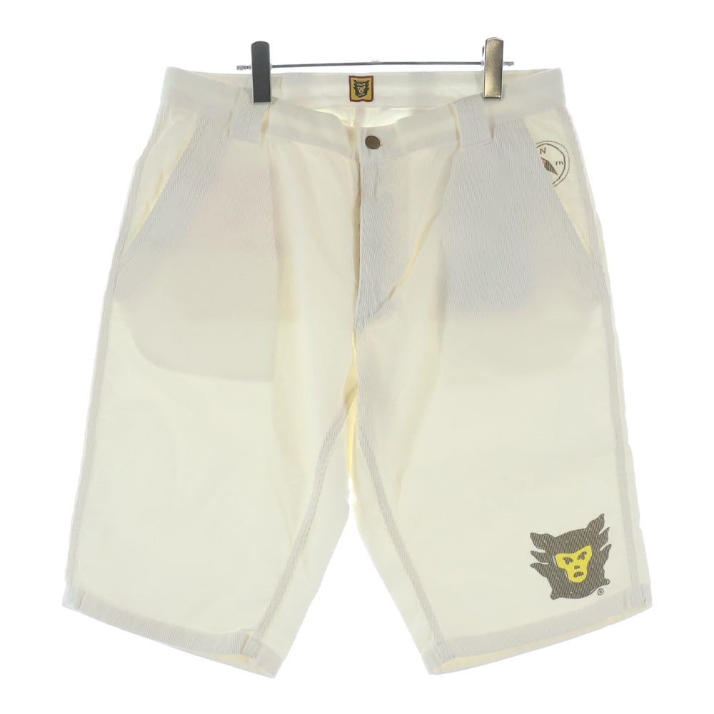 HUMAN MADE(ヒューマンメイド) Corduroy Short コーデュロイ ショートパンツ ハーフパンツ ホワイト HM16PT002