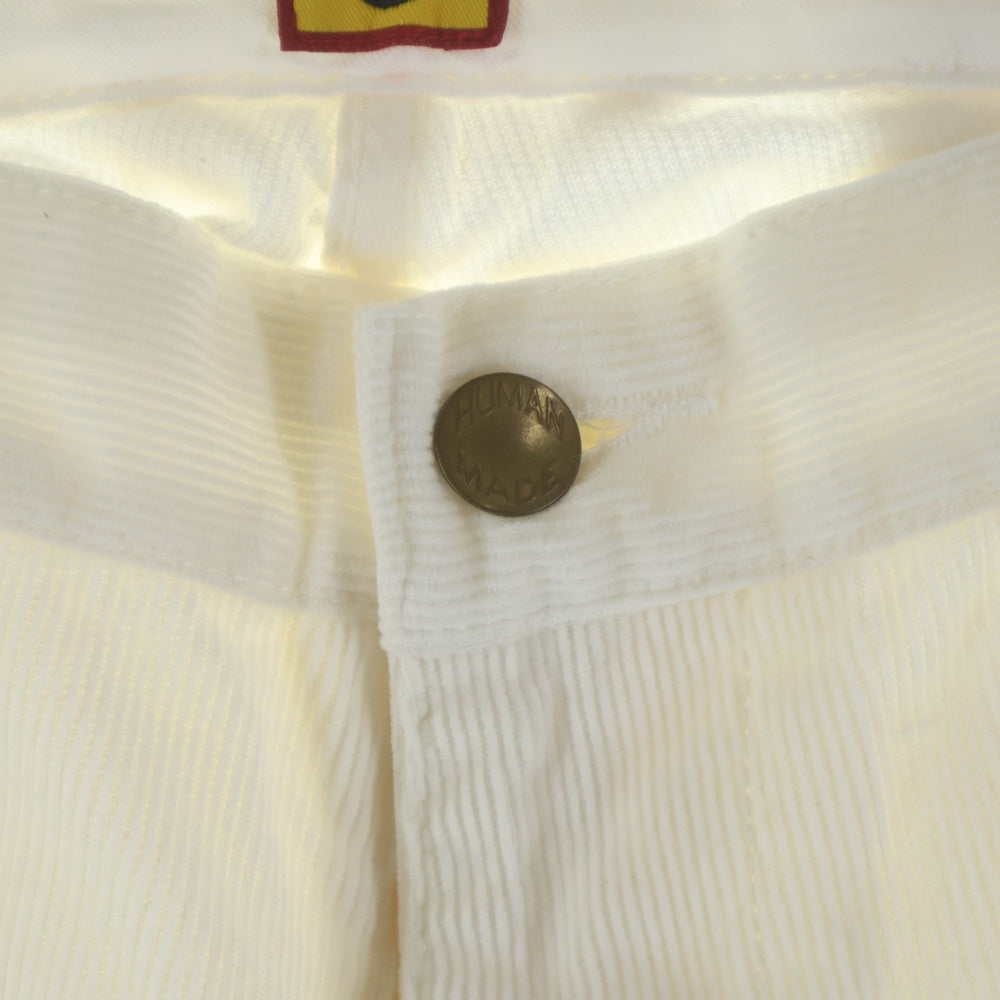 HUMAN MADE(ヒューマンメイド) Corduroy Short コーデュロイ ショートパンツ ハーフパンツ ホワイト HM16PT002