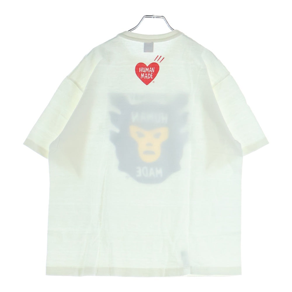 HUMAN MADE(ヒューマンメイド) Front Logo Print S/S Tee フロントロゴ 半袖Tシャツ ホワイト HM17TE022