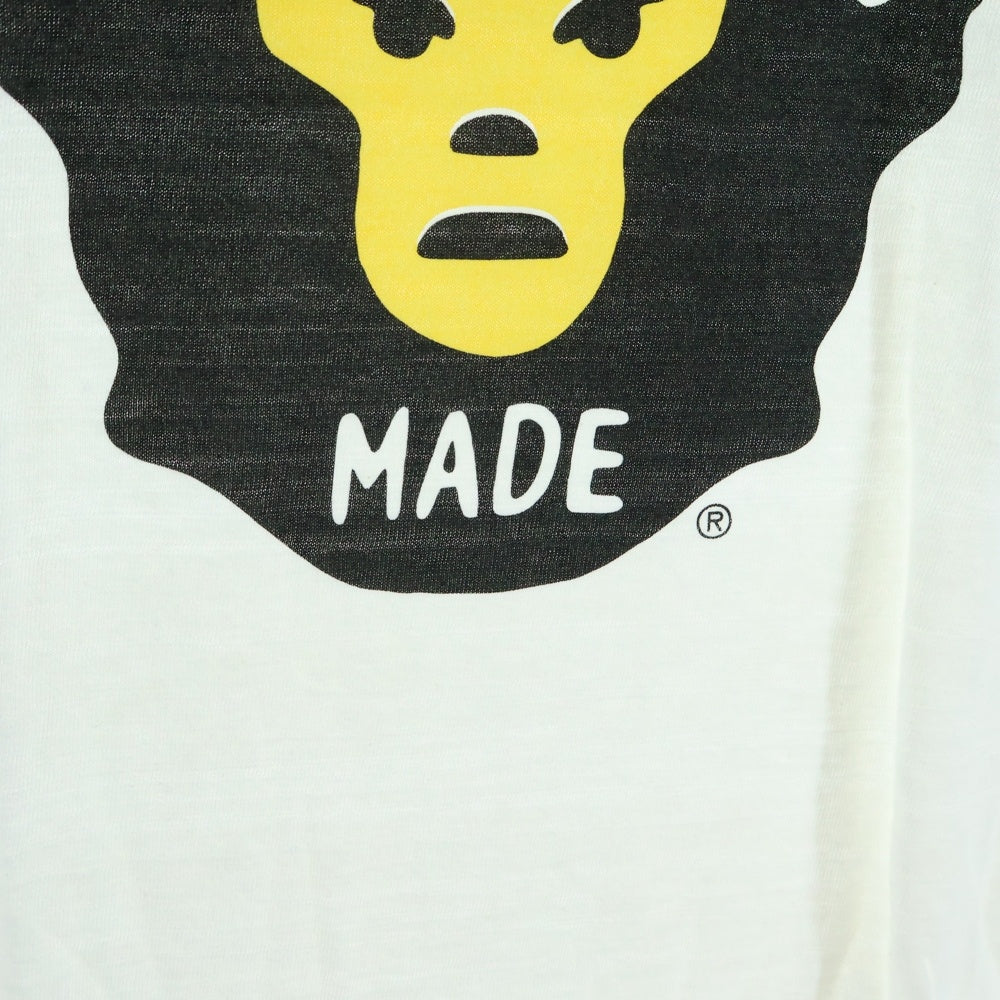 HUMAN MADE(ヒューマンメイド) Front Logo Print S/S Tee フロントロゴ 半袖Tシャツ ホワイト HM17TE022