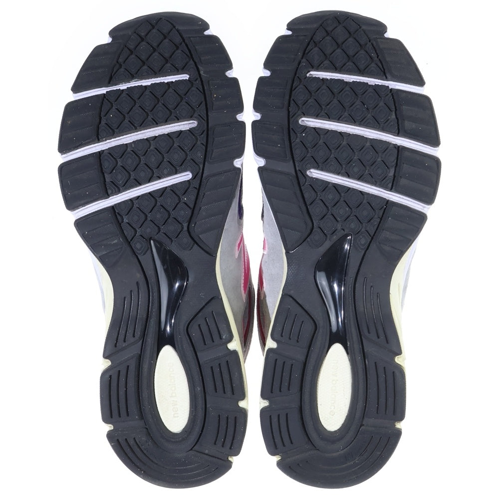 New Balance(ニューバランス) M990KT4 ×KITH キス スウェードレザー メッシュ ローカットスニーカー グレー/ピンク US9/27cm