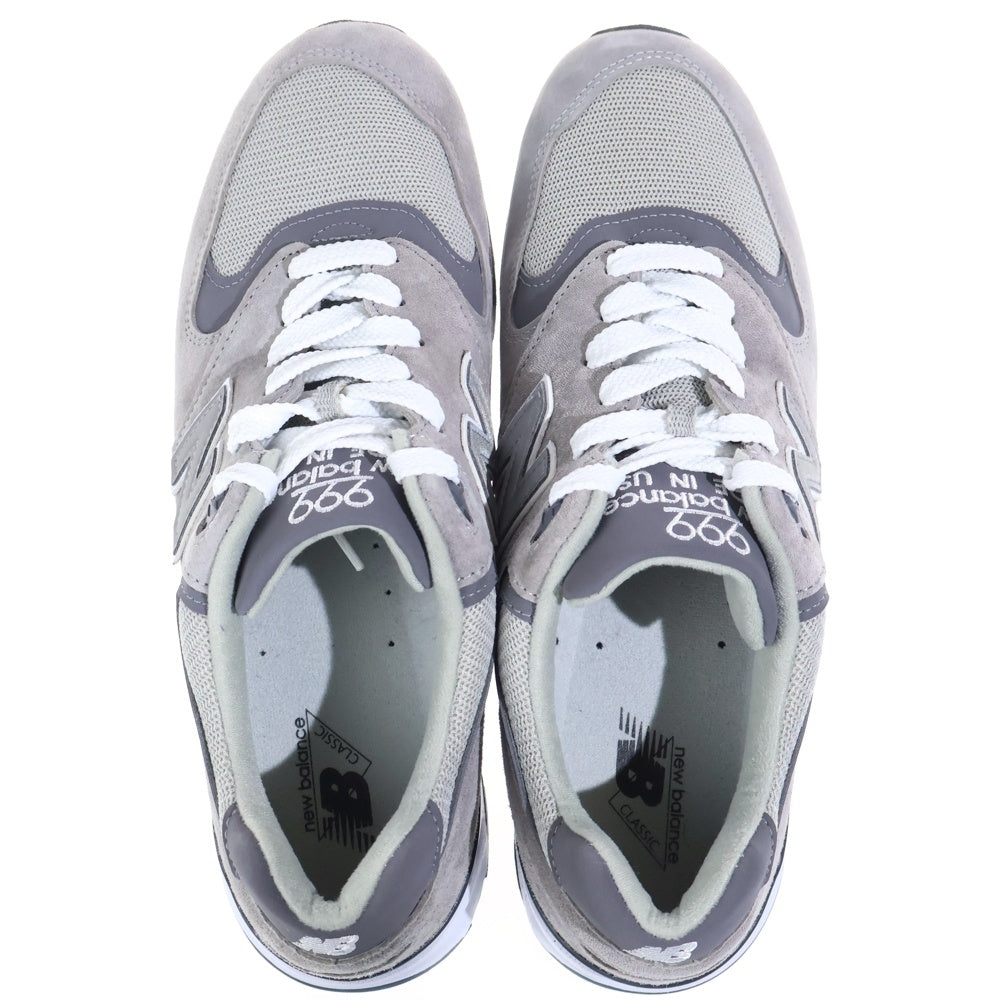 New Balance(ニューバランス) M999CGL メッシュ スウェードレザー ローカットスニーカー グレー US10/28cm