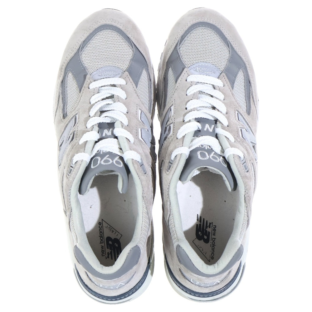 New Balance(ニューバランス) M990GY2 メッシュ スウェードレザー ローカットスニーカー グレー US9.5/27.5cm