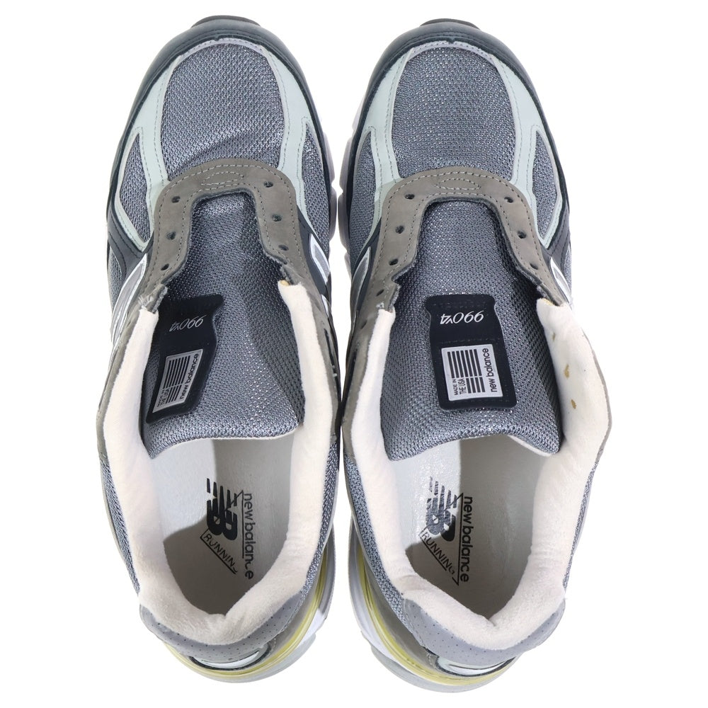 New Balance(ニューバランス) M990XG4 メッシュ スウェードレザー ローカットスニーカー グレー US9.5/27.5cm