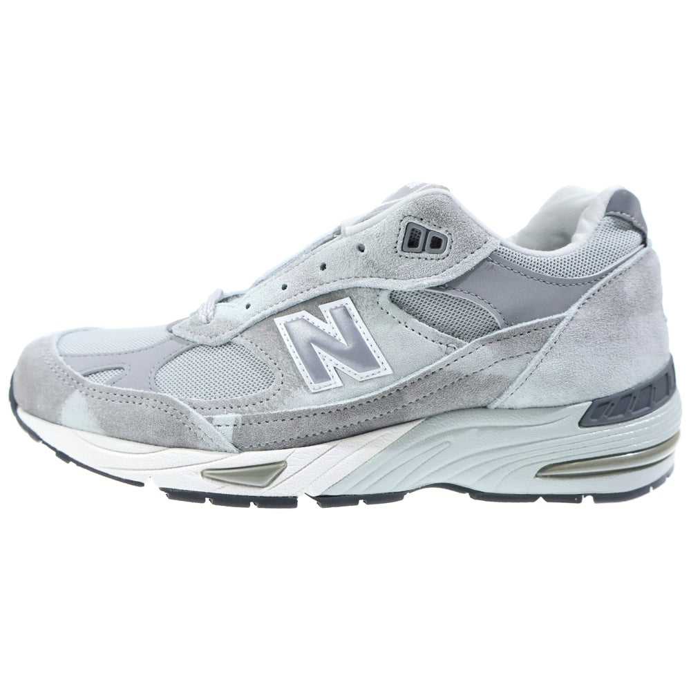 New Balance(ニューバランス) M991PRT メッシュ スウェードレザー ローカットスニーカー グレー US9/27cm
