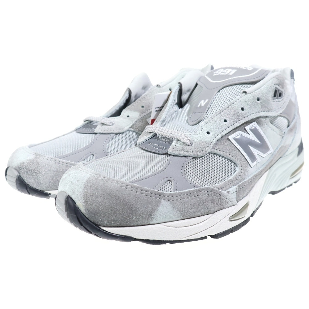 New Balance(ニューバランス) M991PRT メッシュ スウェードレザー ローカットスニーカー グレー US9/27cm