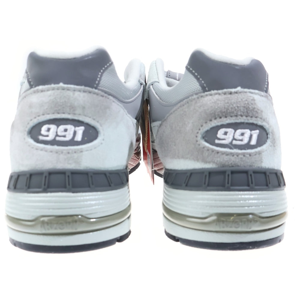 New Balance(ニューバランス) M991PRT メッシュ スウェードレザー ローカットスニーカー グレー US9/27cm