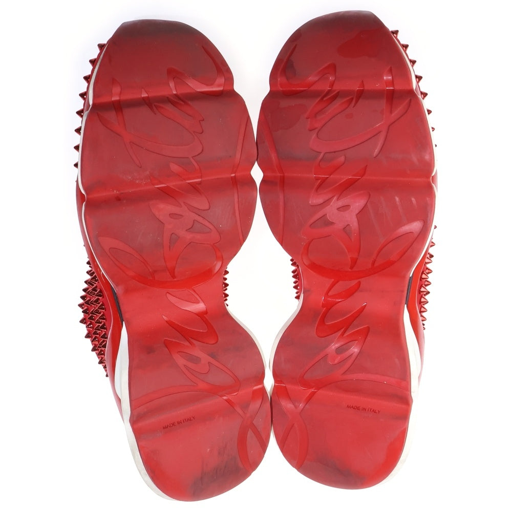 CHRISTIAN LOUBOUTIN(クリスチャンルブタン) SPIKE SOCK スパイク ソック ローカット スニーカー レッド 1190270