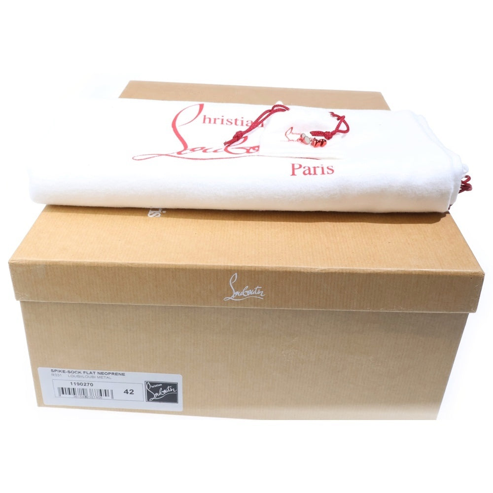 CHRISTIAN LOUBOUTIN(クリスチャンルブタン) SPIKE SOCK スパイク ソック ローカット スニーカー レッド 1190270