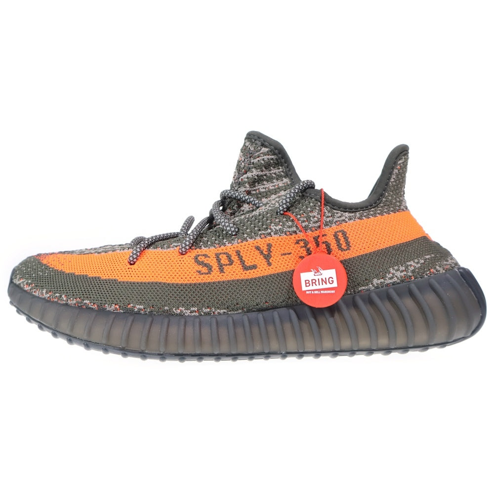 adidas(アディダス) YEEZY BOOST 350V2 CARBON BELUGA イージーブースト カーボン ベルーガ ローカットスニーカー グレー/オレンジ US9.5/27.5cm HQ7045