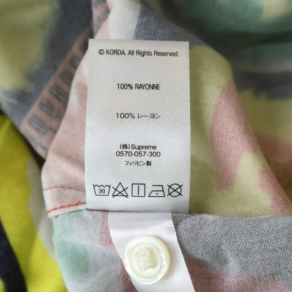 SUPREME(シュプリーム) 20SS Che Rayon S/S Shirt チェゲバラ 総柄デザイン レーヨン半袖シャツ マルチカラー