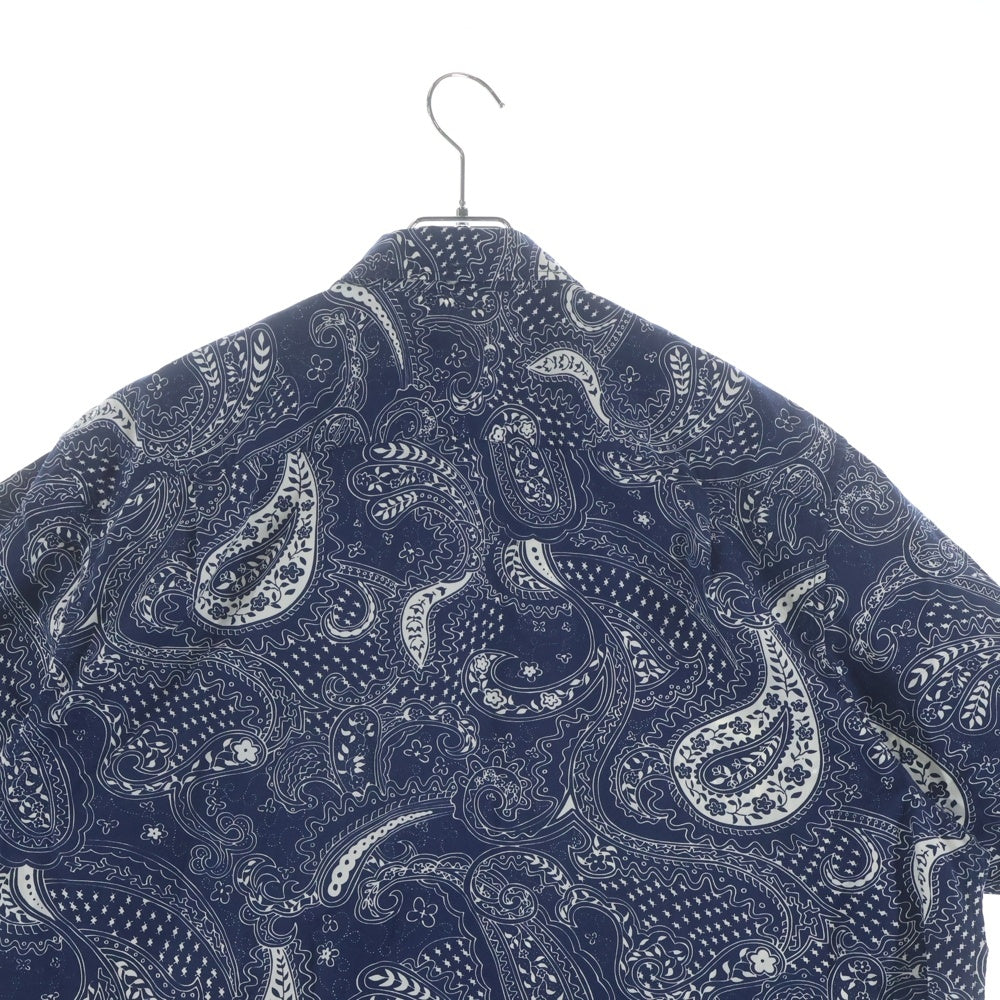 SUPREME(シュプリーム) 13SS Paisley S/S Shirt ペイズリー柄 半袖コットンシャツ ブルー/ホワイト