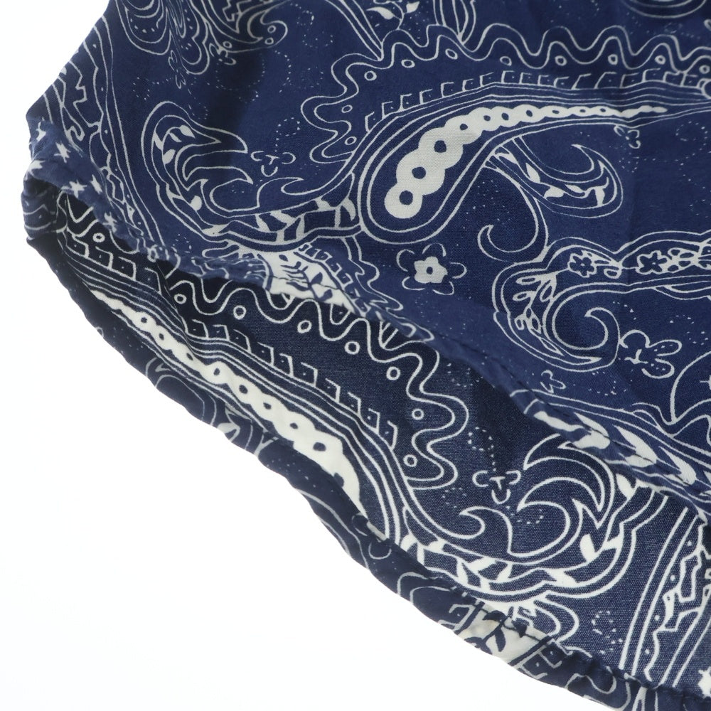 SUPREME(シュプリーム) 13SS Paisley S/S Shirt ペイズリー柄 半袖コットンシャツ ブルー/ホワイト