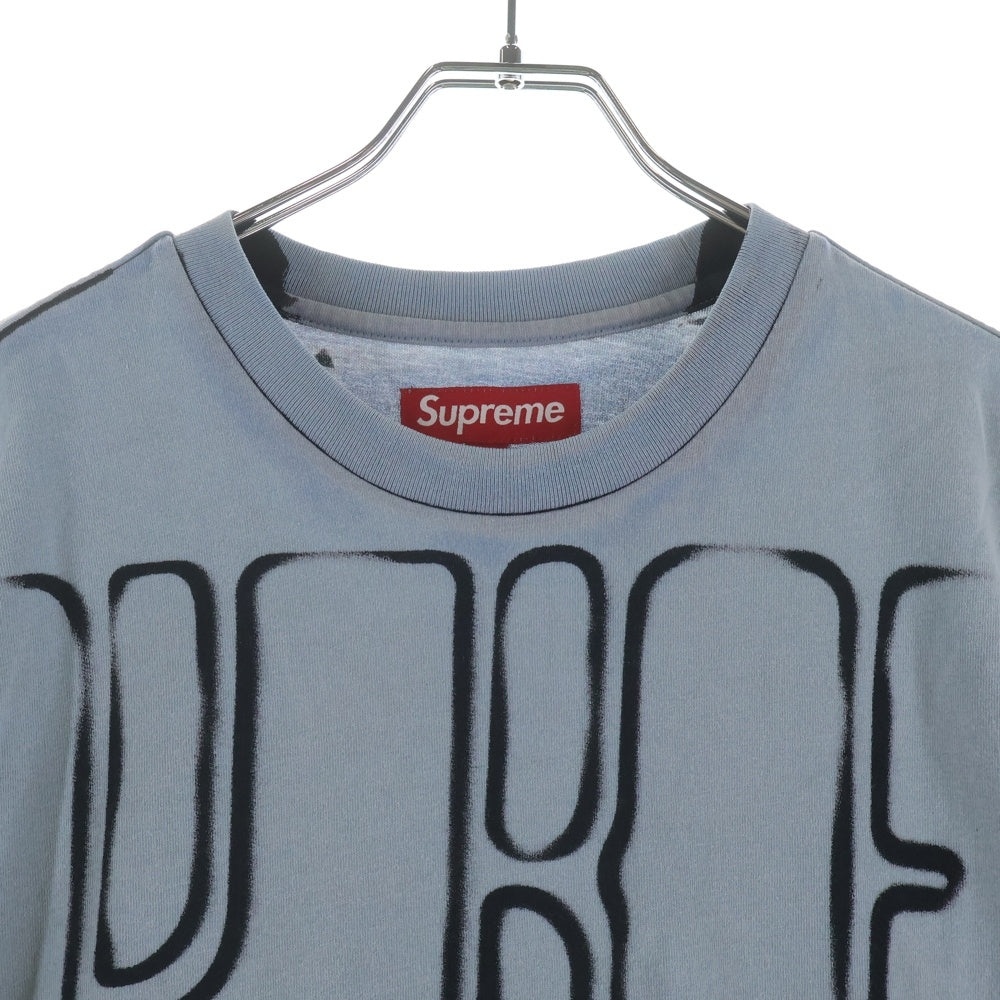 SUPREME(シュプリーム) 23AW Overprint Knockout S/S Top オーバープリントノックアウト 半袖Tシャツ カットソー グレー