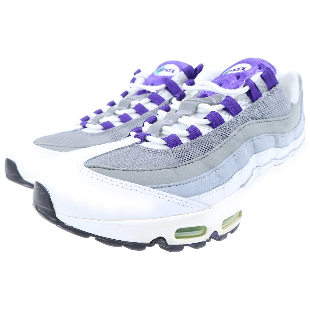 NIKE(ナイキ) 【観賞用2015年製】AIR MAX 95 OG GRAPE 554970-151 エアマックス95OG グレープ ローカットスニーカー ホワイト/パープル US8.5/26.5cm