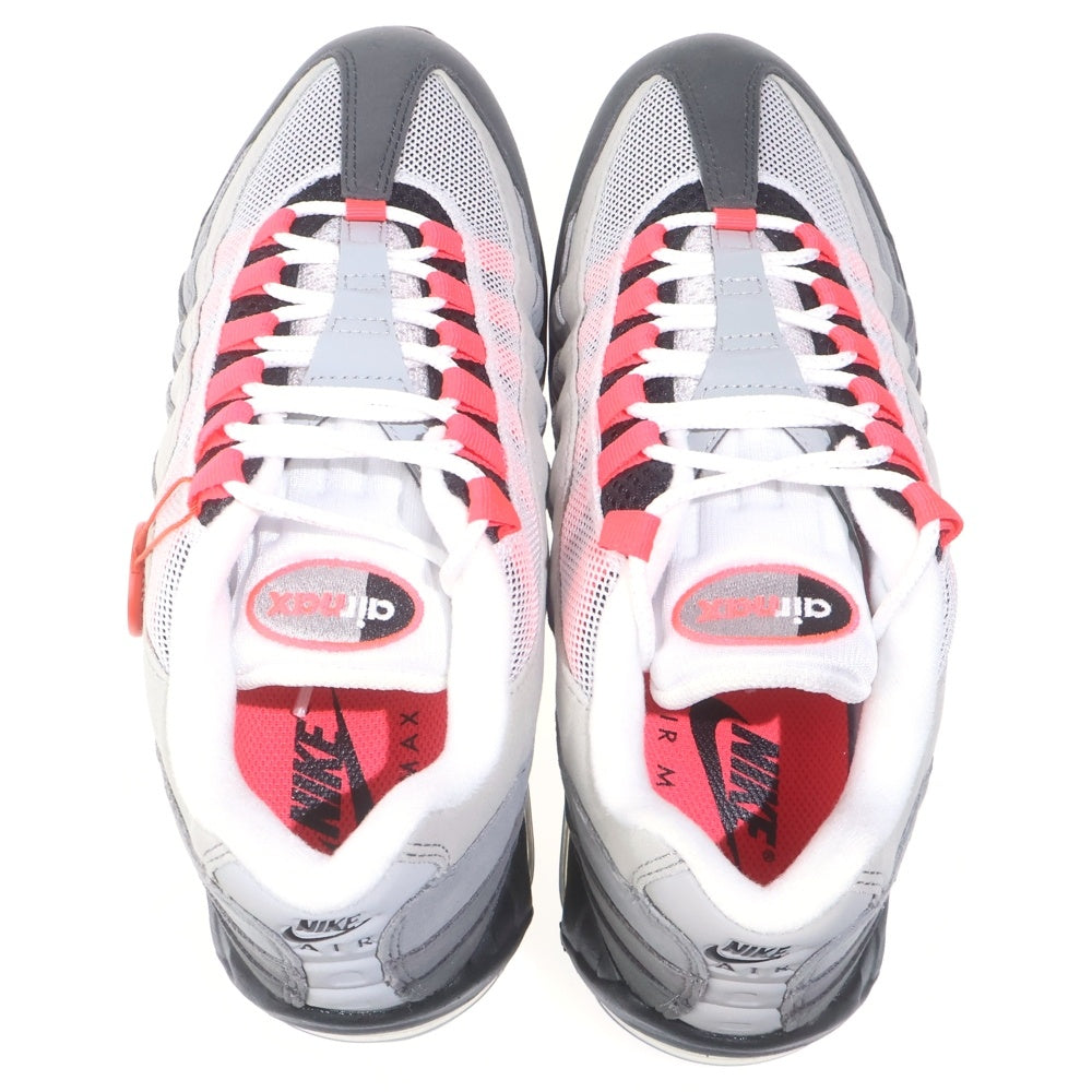 NIKE(ナイキ) AIR MAX 95 OG BIG BUBBLE SOLAR RED IM7410-001 エアマックス95 ビッグバブル ソーラーレッド ローカットスニーカー グレー/レッド US8.5/26.5cm