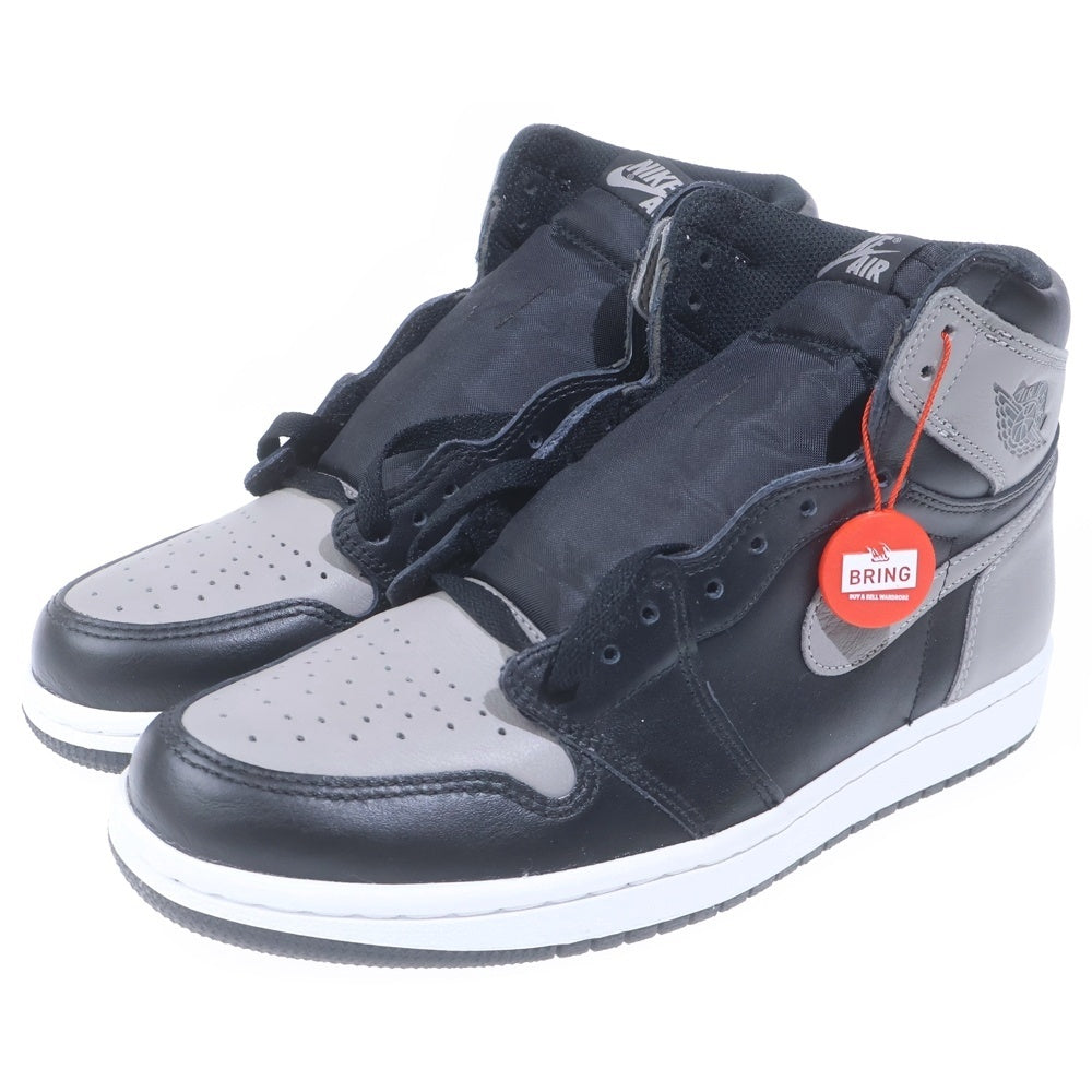 NIKE(ナイキ) AIR JORDAN 1 RETRO HIGH OG SHADOW 555088-013 エアジョーダン1 シャドー ハイカットスニーカー ブラック/グレー US8.5/26.5cm