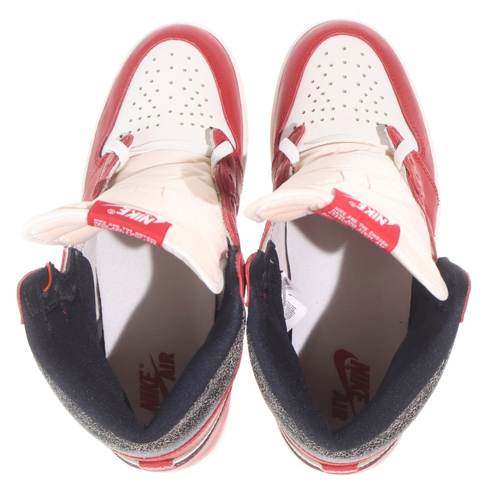 NIKE(ナイキ) AIR JORDAN 1 HIGH OG LOST & FOUND CHICAGO DZ5485-612 エアジョーダン1 ロスト&ファウンド ハイカットスニーカー ブラック/ホワイト/レッド US8.5/26.5cm