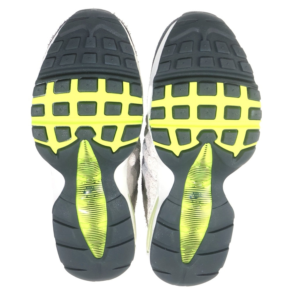 NIKE(ナイキ) ×MoMA Design Store Exclusive AIR MAX 95 OG HM4738-001 モマデザイン エアマックス95 ローカットスニーカー グレー/ブラック/イエロー US8.5/26.5cm