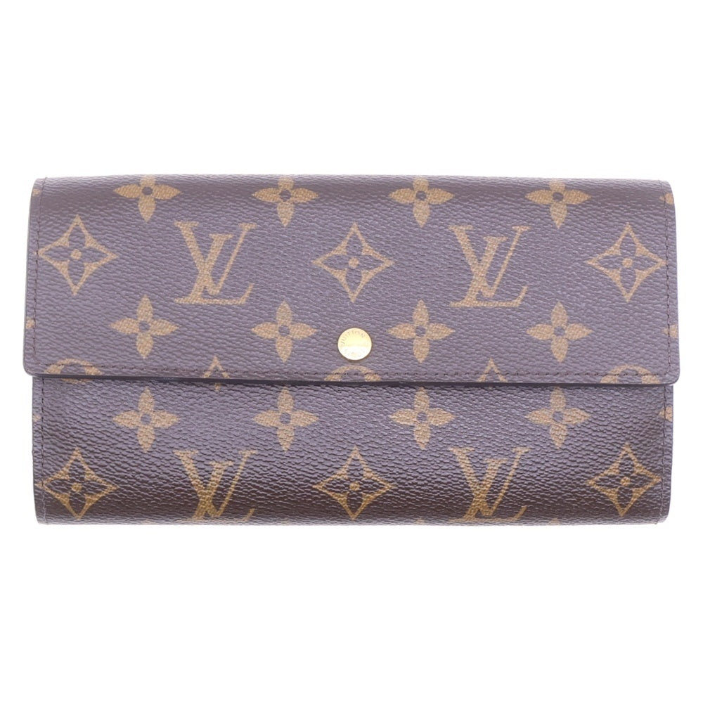 LOUIS VUITTON(ルイヴィトン) ポシェット ポルト モネ クレディ モノグラム 長財布 レディース ブラウン M61726