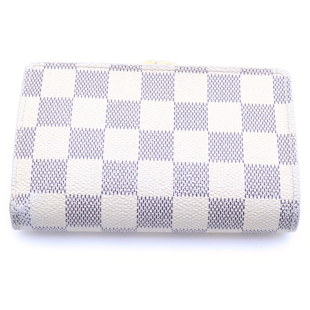 LOUIS VUITTON(ルイヴィトン) ダミエアズール ポルトモネ ビエ ヴィエノワ 2つ折り財布 レディース ホワイト N61676