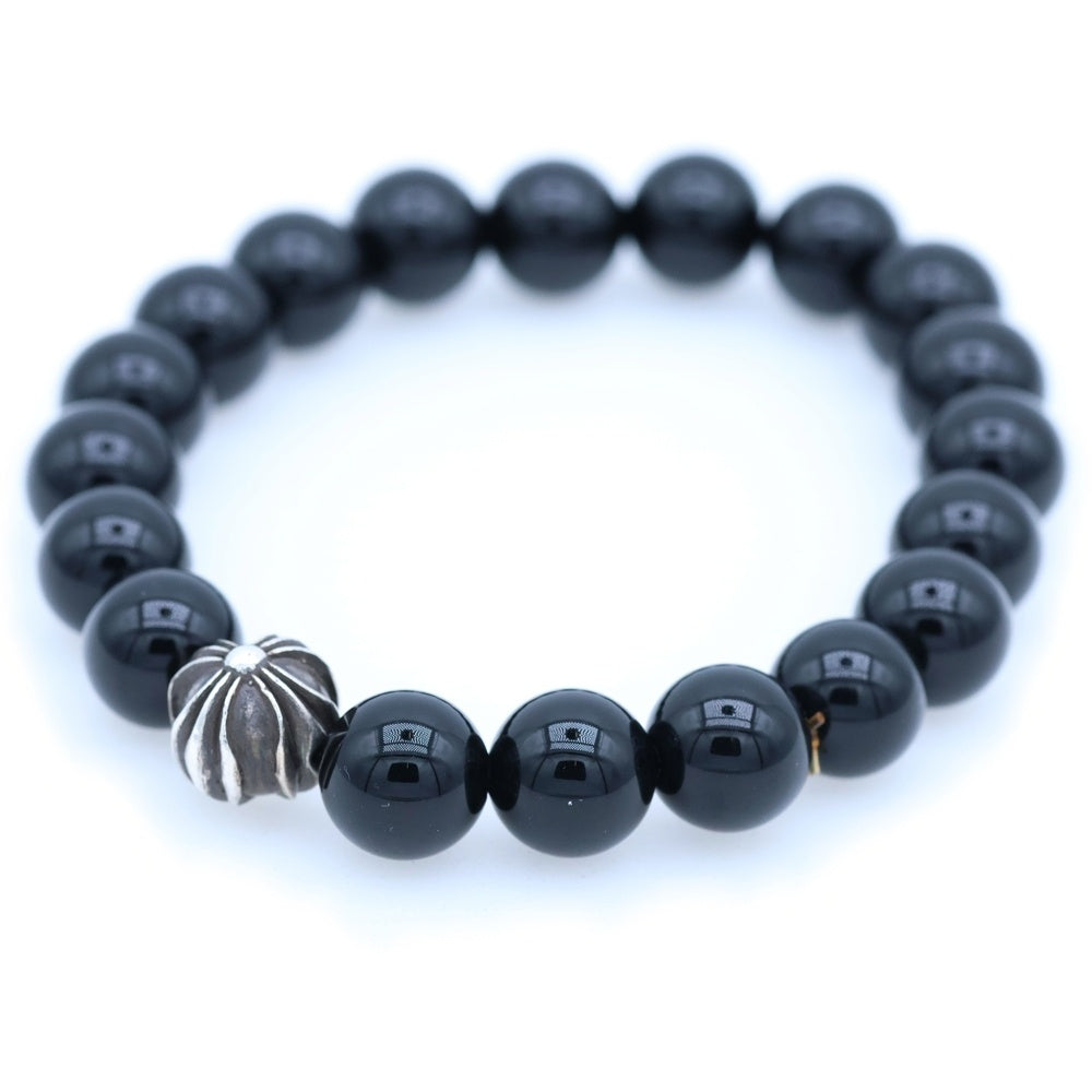 CHROME HEARTS(クロムハーツ) 10mm BEAD 10mm ビーズブレス BEAD 10mm ビーズブレスレット ブラック