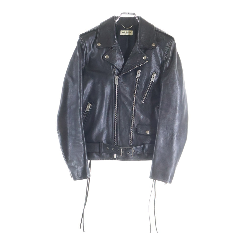 SAINT LAURENT PARIS(サンローランパリ) 13AW クラシック モーター サイクル ダブルライダース レザー ジャケット ブラック 330462
