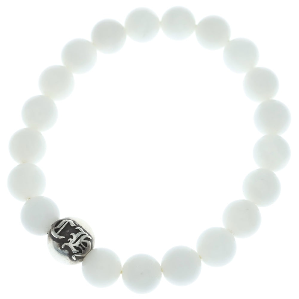 CHROME HEARTS(クロムハーツ) 10mm BEAD 10mm ビーズブレス BEAD 10mm ビーズブレスレット ホワイト/ブレスレット