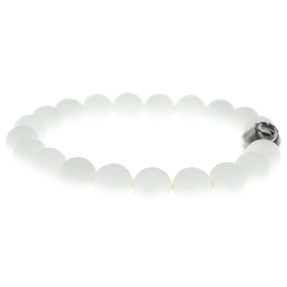 CHROME HEARTS(クロムハーツ) 10mm BEAD 10mm ビーズブレス BEAD 10mm ビーズブレスレット ホワイト/ブレスレット