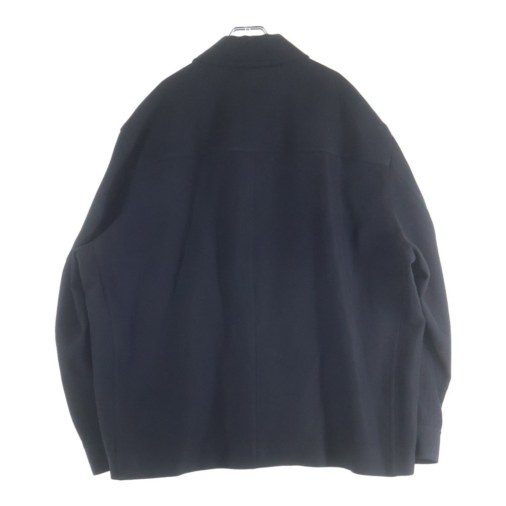 ALEXANDER WANG(アレキサンダーワン) TAILORED SHIRT JACKET ウール テーラード シャツ ジャケット ブラック 6WC3241057