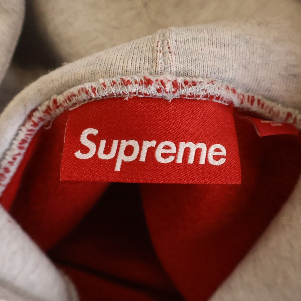 SUPREME(シュプリーム) 24SS Jacquard Stripe Hooded Sweatshirt ジャガードストライプ スウェットプルオーバーパーカー グレー